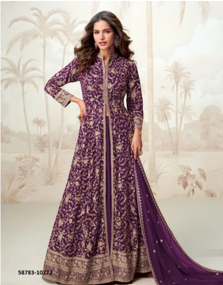 Front Slit Suits in Dusty Pink